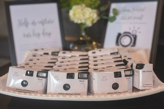 Pack de 7 cámaras desechables eventos             (personalizables)